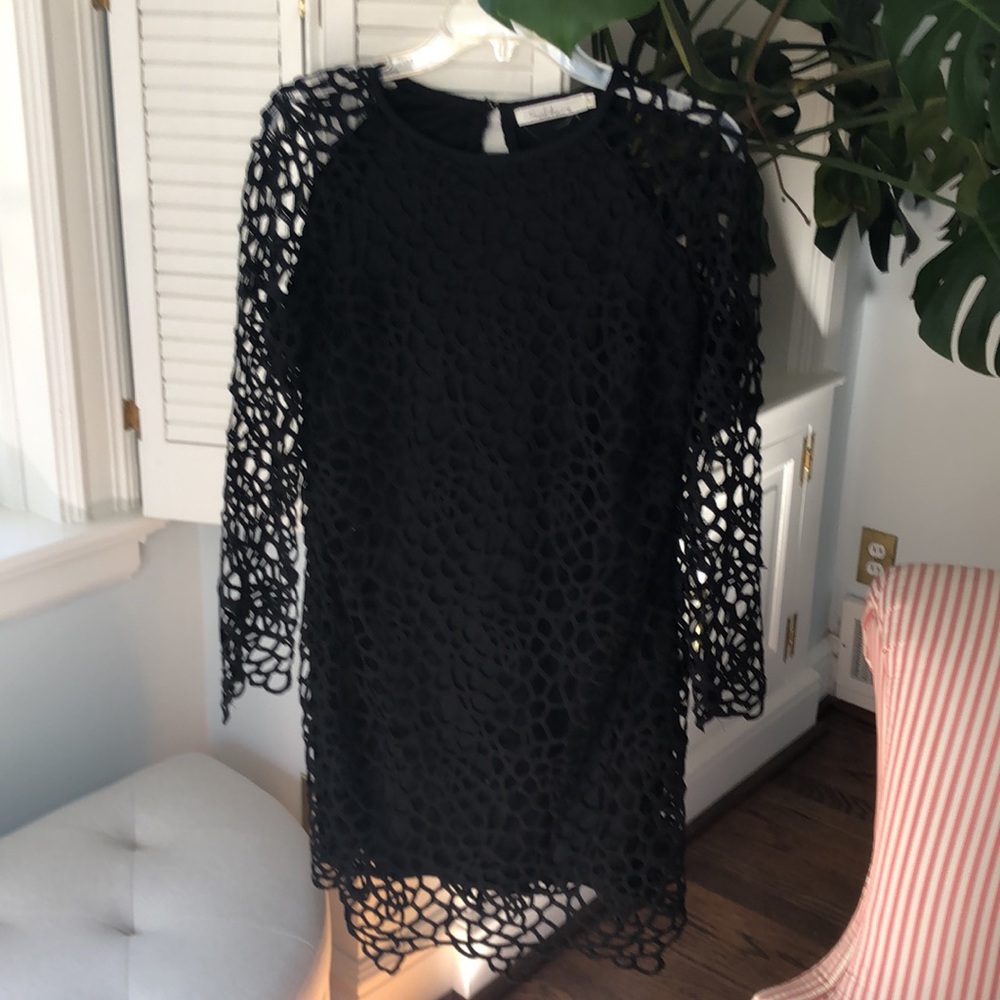 Solitaire Black Lace Dress
